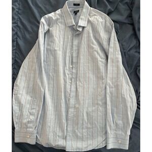 J Crew Flex Wrinkle Free Slim Large Men's Button Up Shirt
